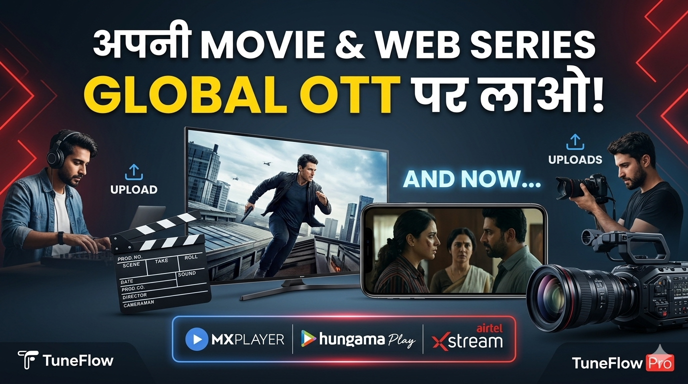 Beyond Music: TuneFlow Pro Now Launches Global Video & OTT Distribution! Thumbnail