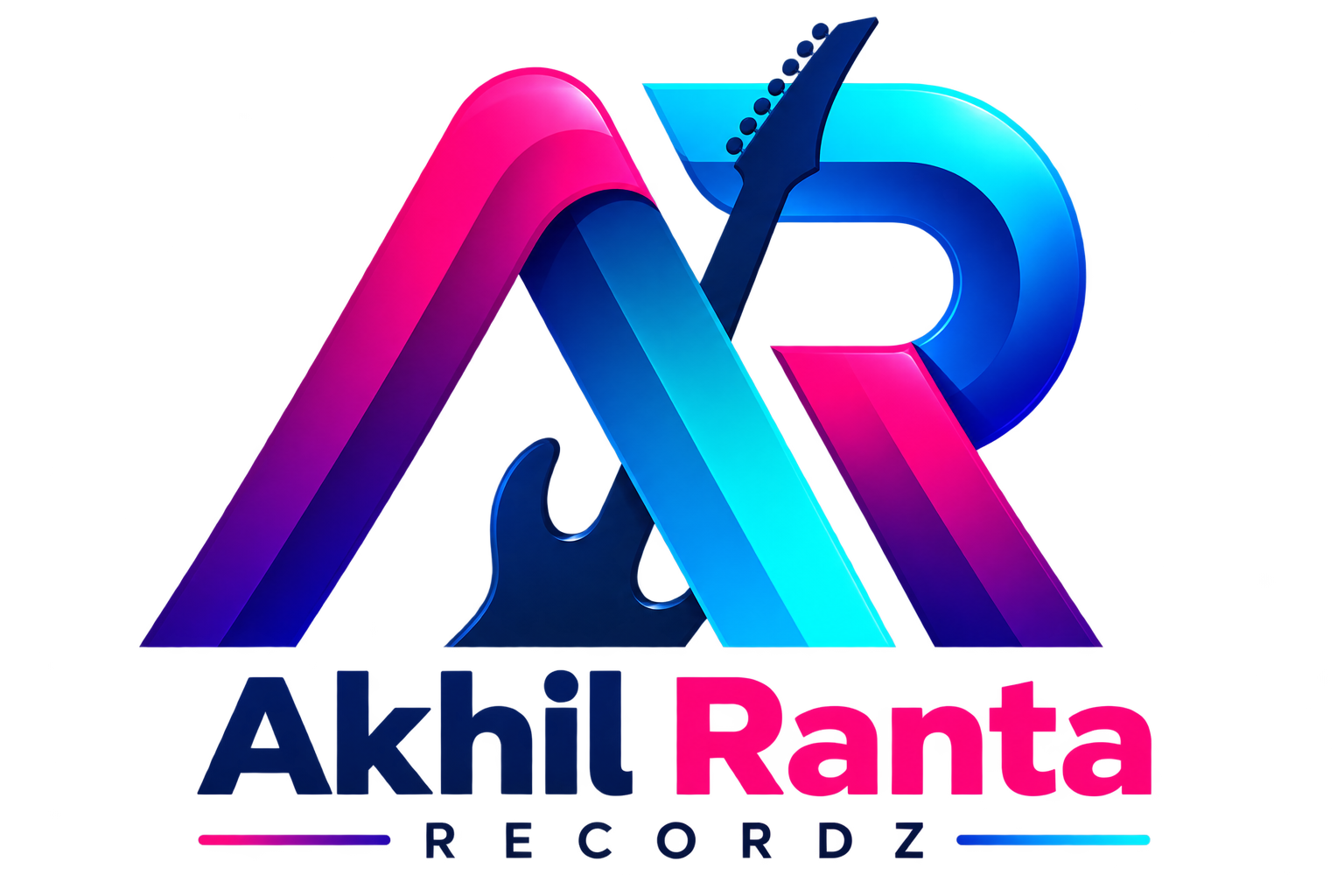 AR RecordZ Record Label Logo